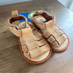 Tan Kids Sandals